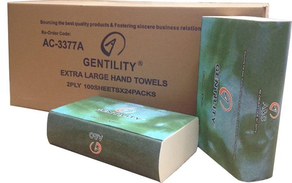 A&C Gentility Extra Large Paper Hand Towels
