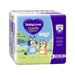 Babylove Cosifit 9-14kg Toddler Nappies – 4×18 Handy Pack